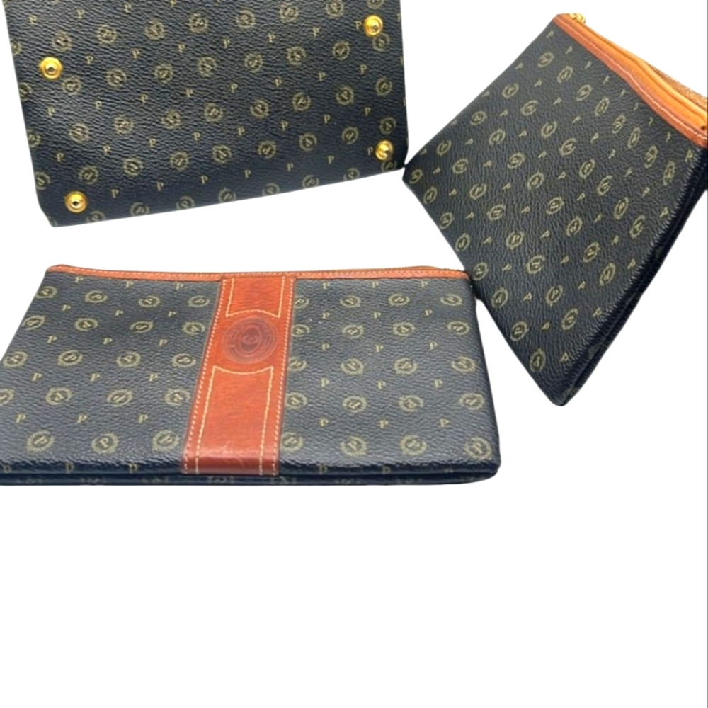 Pollini Leather Wallet That Turns Into 3 Individual Wallets - Picture 3 of 11